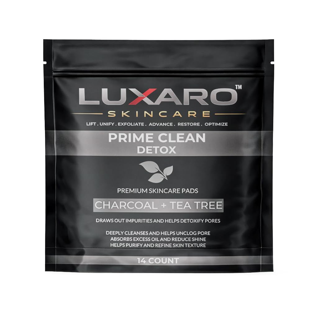 Prime Clean Detox | Charcoal + Tea Tree Deep Cleansing Pads