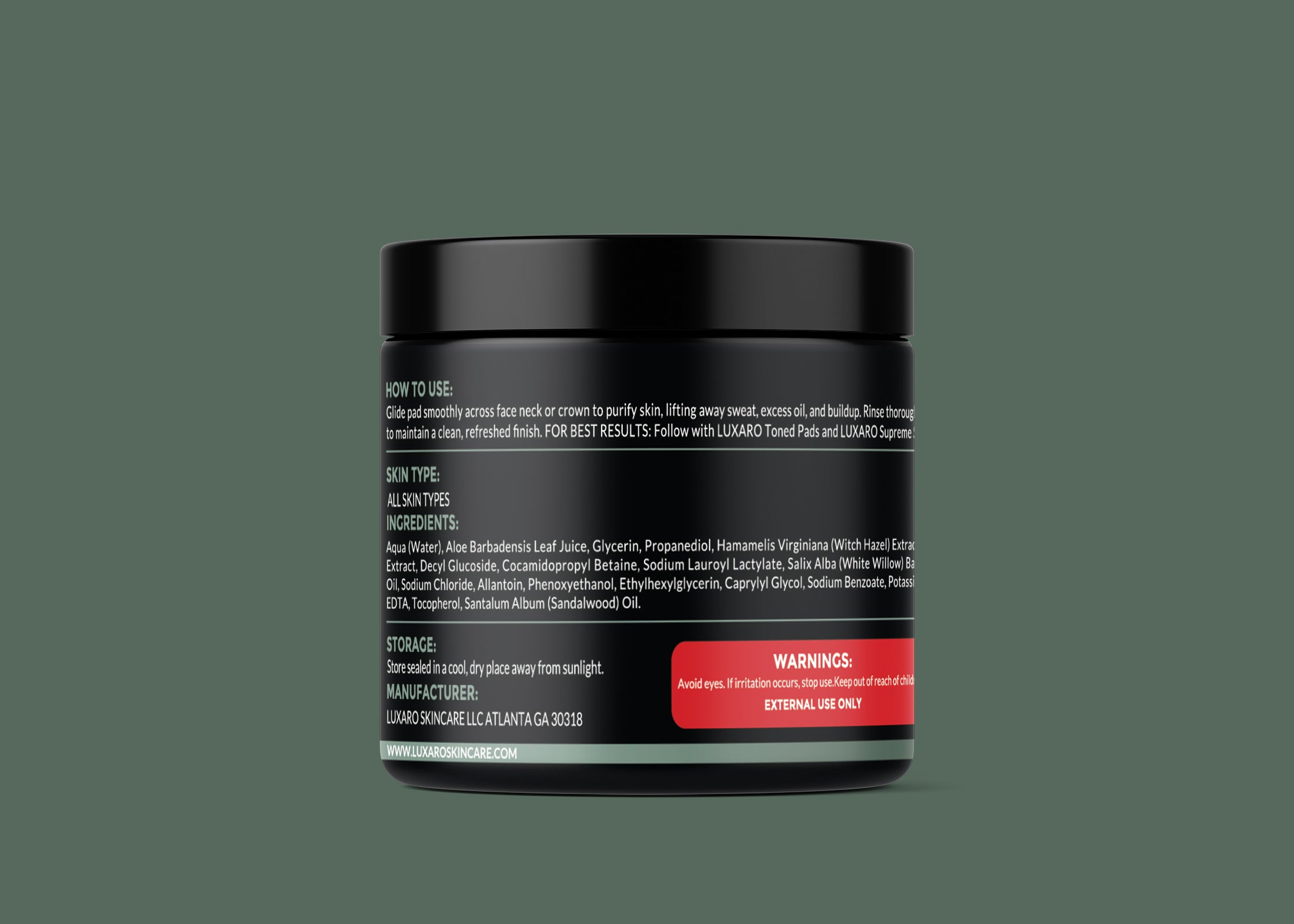 LUXARO Prime Clean  Balance Pads 30 count jars
