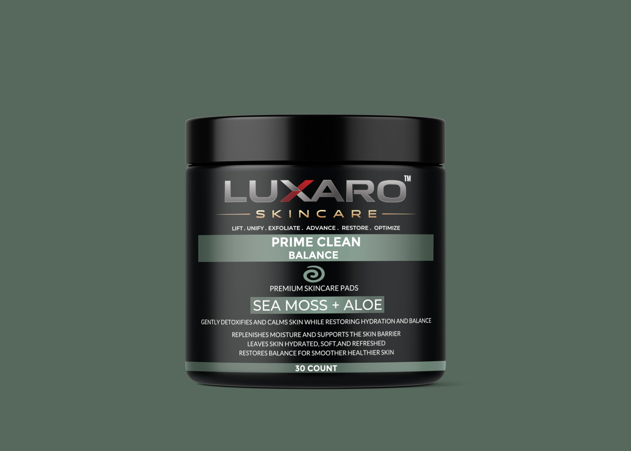 LUXARO Prime Clean  Balance Pads 30 count jars
