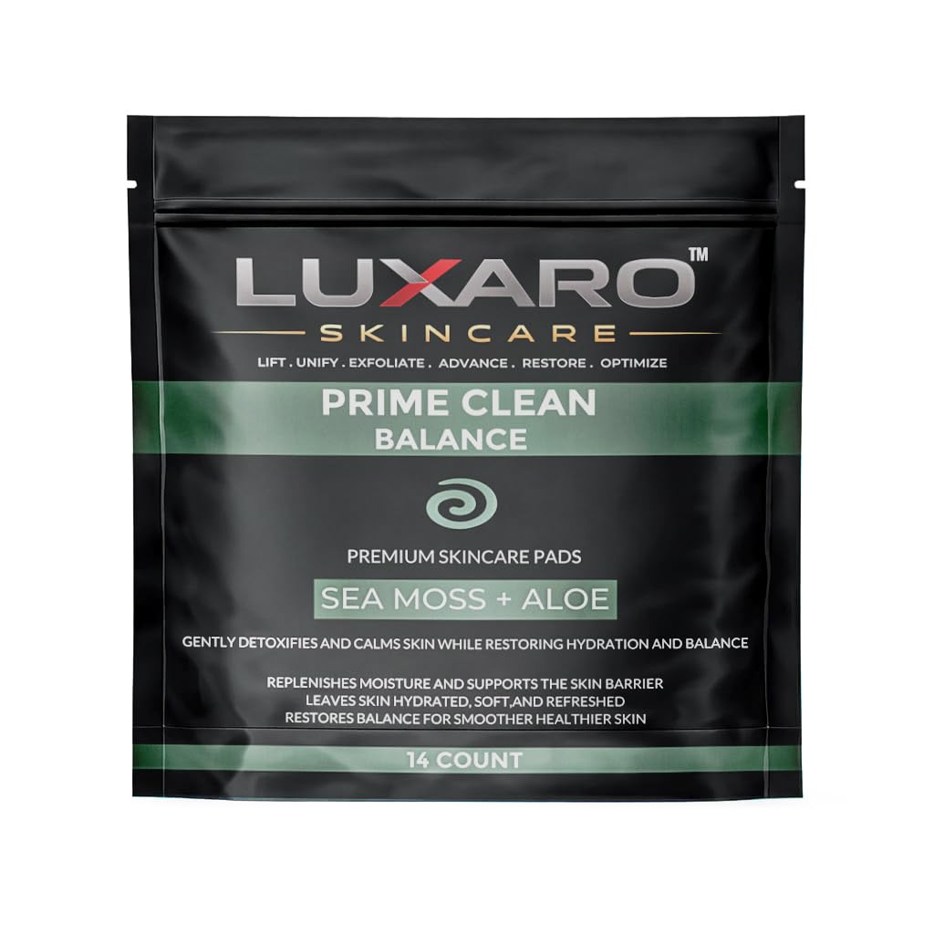 Prime Clean Balance | Hydrating Sea Moss + Aloe Cleansing Pads